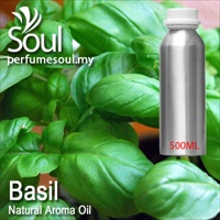 Natural Aroma Oil Basil - 500ml - Click Image to Close